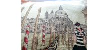 Coussin dolce vita à Venise