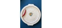 Plat de service émaux de Longwy 