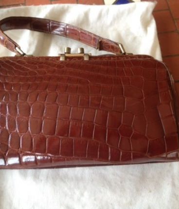 sac crocodile véritable
