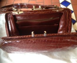 sac crocodile véritable