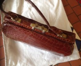sac crocodile véritable