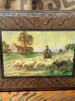 Ancienne boite en tôle lithographiée 