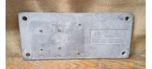 Ancienne plaque de signalisation  ZEP - SNCF 