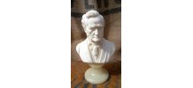 Buste de Wagner en sur socle en onyx signé A. Giannelli