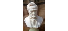 Buste de Wagner en sur socle en onyx signé A. Giannelli