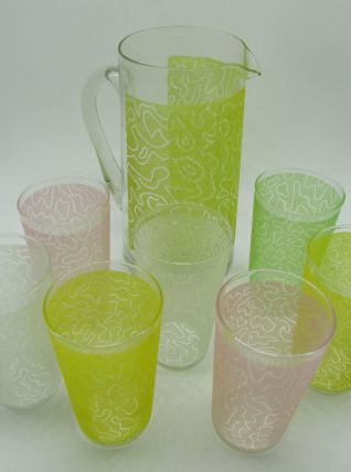 service à orangeade vintage
