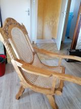 Fauteuil de planteur ancien année 1950