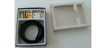 ceinture cuir Azzaro coffret boucles dorées argentés mode 