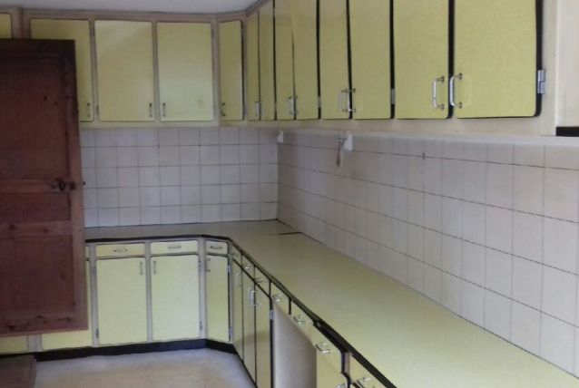 Cuisine entière Formica jaune