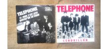  45 tours de Téléphone - Cendrillon/Le jour s'est levé 