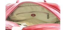 Sac Arthur et Aston en cuir rouge