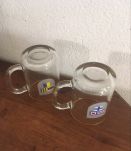 2 verres Mobil vintage.