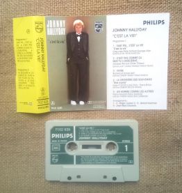 Cassette audio - Johnny Halliday - C'est la vie 