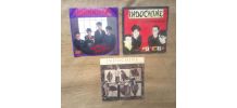 Lot de 3 vinyles du groupe Indochine (45 tours)