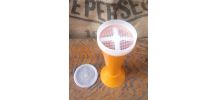 Saupoudreuse de table orange - Tupperware - Années 70/80