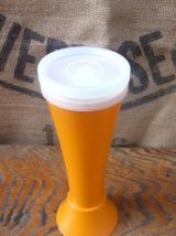 Saupoudreuse de table orange - Tupperware - Années 70/80