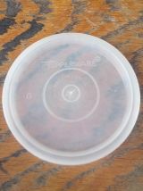 Saupoudreuse de table orange - Tupperware - Années 70/80