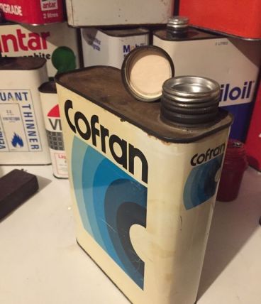 Bidon huile COFRAN ancien Plein scellé