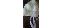 Bonnet en laine beige