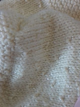 Bonnet en laine beige