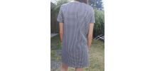 Robe à motifs pied de poule Zara