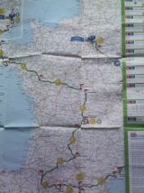 Carte Le Tour de France 1998 Michelin