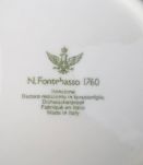 10 assiettes à dessert en faïence - Nueva Fontebasso  Italie