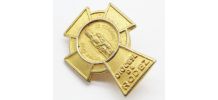 Broche religieuse vintage