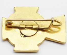 Broche religieuse vintage