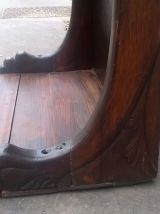 Meuble étagère sculpté