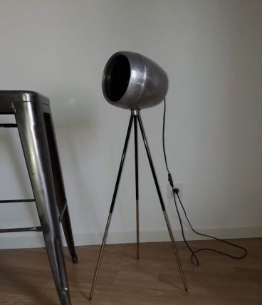 lampe vintage réglable en hauteur création unique