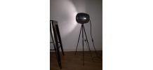 lampe vintage réglable en hauteur création unique