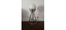 lampe vintage a partir d un globe années70