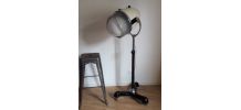 lampe vintage a partir d un sèche cheveux ancien