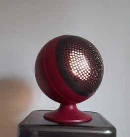 lampe vintage création unique ancienne enceinte années 70