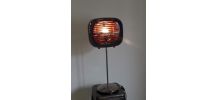 lampe vintage création unique ancien chauffage 