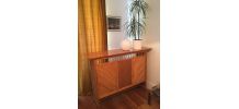 Bar vintage en rotin et bambou