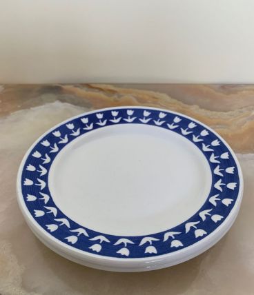 Lot de deux petites assiettes à dessert
