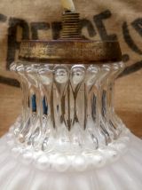 Jolie suspension en verre rétro 