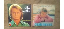 Lot de deux 45 tours de Claude François 