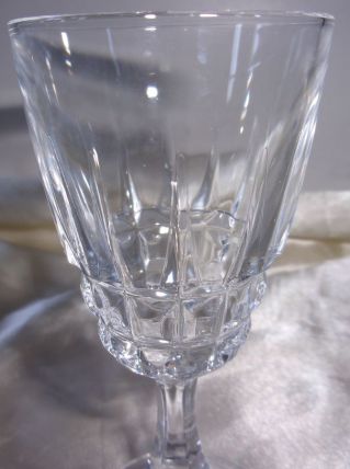 2 petits verres à liqueur en cristal