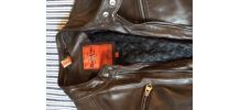 Blouson cuir motard