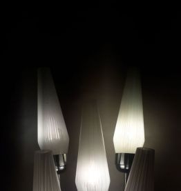 Lampadaire a tulipe strillè grand model 1960 