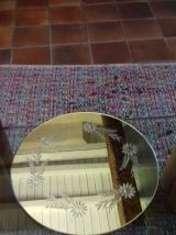 Miroir fleuri vintage