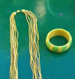 Ensemble collier bracelet vintage