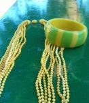 Ensemble collier bracelet vintage