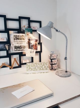 Lampe Atelier JUMO GS1 grise style JIELDE Lampe bureau Indus