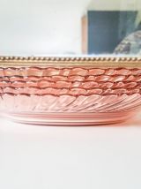 Lot 6 Assiettes creuses rose ROSALINE service ARCOROC LUMINA