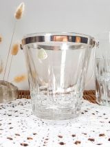 Seau à glaçon cristal Villeroy et Boch + 4 verres à whisky S