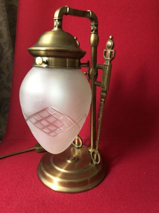 Lampe à table Style art-deco viennois. Piece rare.